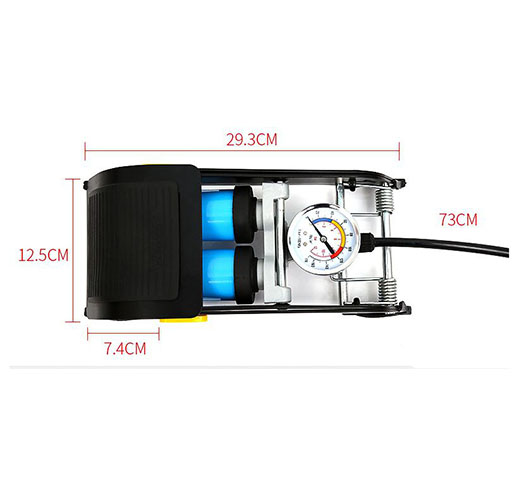 Double Tube Foot Pump