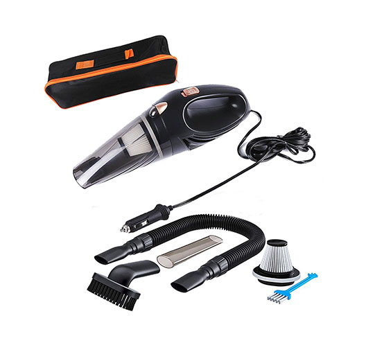 Wet And Dry Car Vacuum Cleaner Set 106W