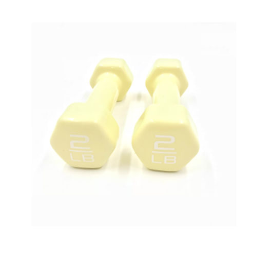 2LB Hexagon Neoprene Coated Dumbbell (Pair)