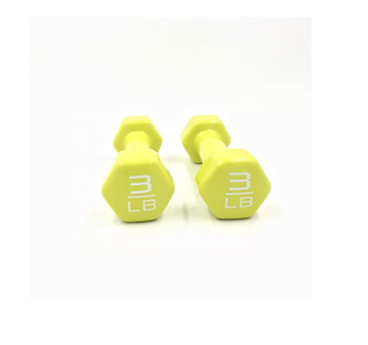 3LB Hexagon Neoprene CoatedDumbbell (Pair)