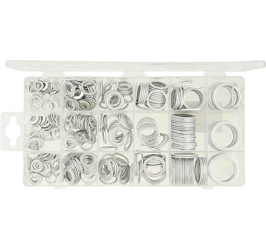 450PC Aluminium Sealing Ring  Assortment