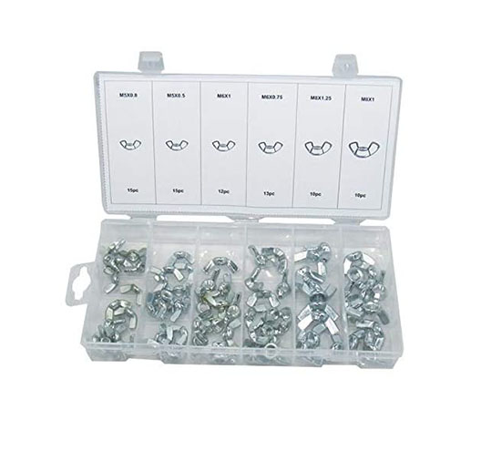 75PC Wing Nut Assortment