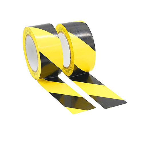 2PC Yellow/Black  Safety Warning Tape