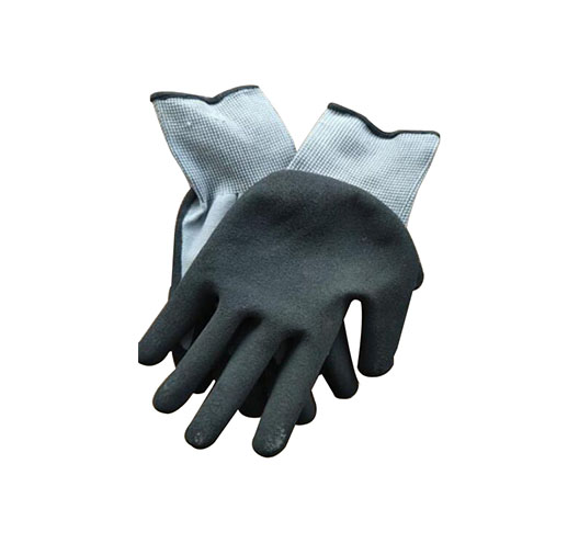 15G Nylon Spandex With Nitrile Sandy Coated Gloves