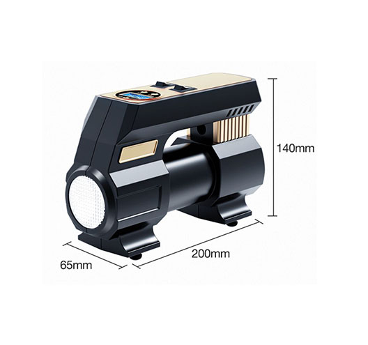 DC 12V Digital Gauge Air Compressor With LED Light