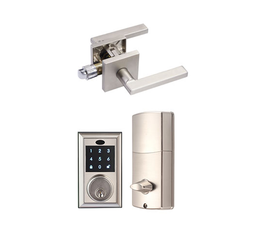 Smart Digital Door Lock+Heavy Duty Lever Lock