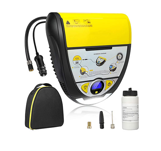 DC 12V Portable Air Compressor With Tire Repair