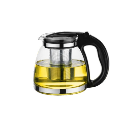 1500ML Stainless Steel Glass Teapot