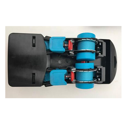 2Pc Retractable Ratchet Straps 25mmx3m