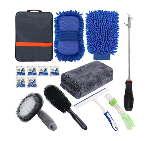 15pcs Car Cleaning Tools Kit