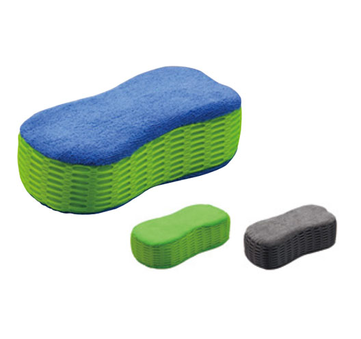 Microfiber Towel Cloth &Sandwich Curve Eight Sponge