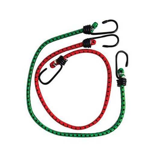 2Pcs 10mmx1m Round BungeeLuggage Straps Set