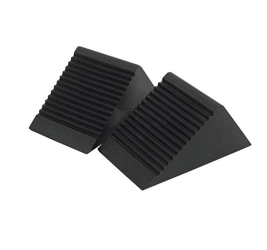 2PC Rubber Wheel Chocks (125X76X67MM)