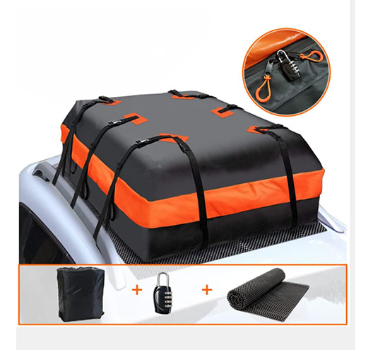 Waterproof Car Roof Bag  With Lock 132*100*45CM