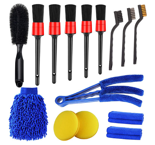 15 PCS Car Detailing Brush Set