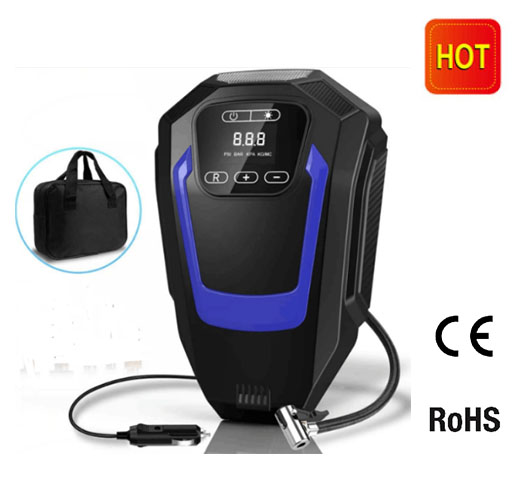 3 in 1 DC12V Air Compressor - Digital Touch Screen