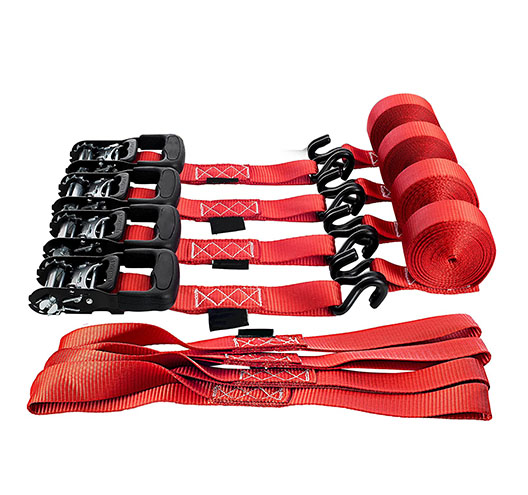 8pcs Ratchet Tie Down Straps Set