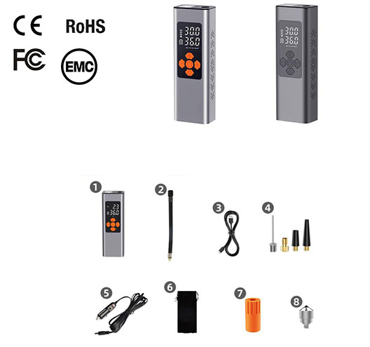 8 IN 1 Digital Tire Inflation