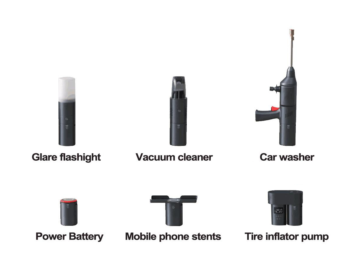 Car Washing Machine And Vacuum Cleaner Set