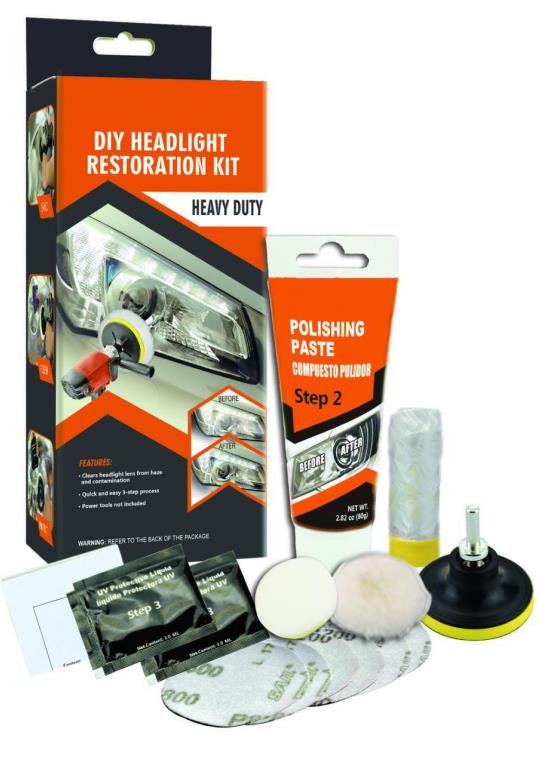 15PCS Headlight  Restoration Kit