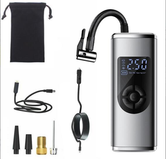 5 IN 1 Car  Air Compressor  Cordless & Cord Dual Power Supply