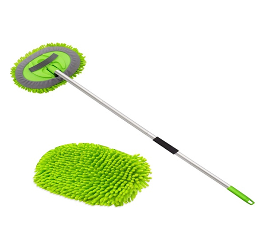 2PC 62" Microfiber Car Wash Brush Mop Kit