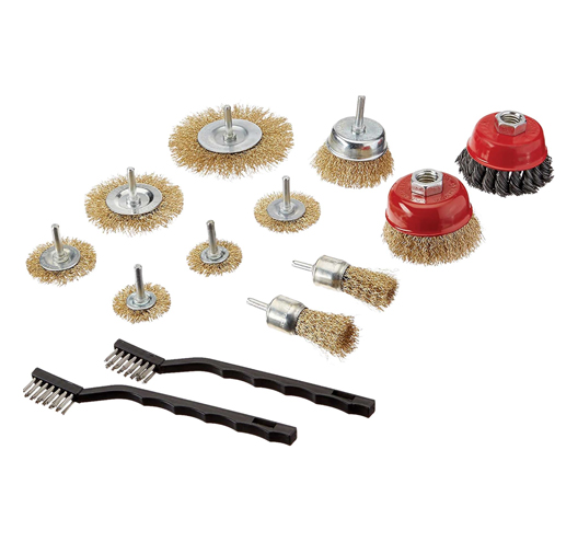 13PC Wire Wheel & Cup Brush