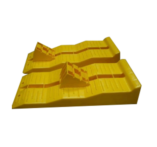 3 Step Leveling Ramp With 2pc Chock