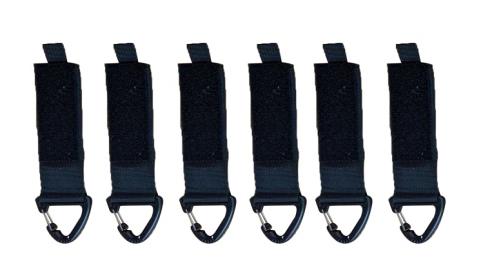 6pc Resealable Velcro fasteners Set 3.8cm*25cm