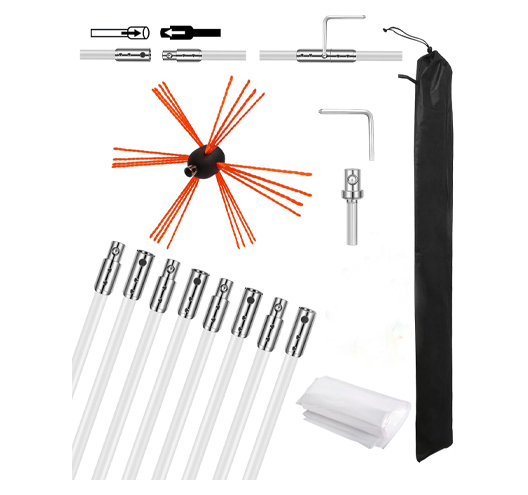26 Feet Chimney Sweep Kit