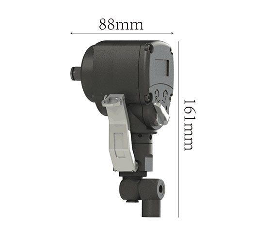 1/2" Mini Air Impact Wrench (Jumbo Hammer) ft-lb480/N.m650