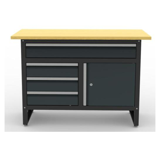Work Bench 120*60*84cm1+3 Drawers