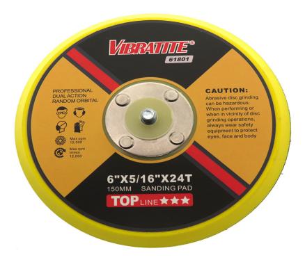 3" Sanding Pad with 5/16"-24T Velcro pad