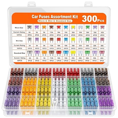 300PCS Micro&Mini&Standard Auto Fuse Kit
