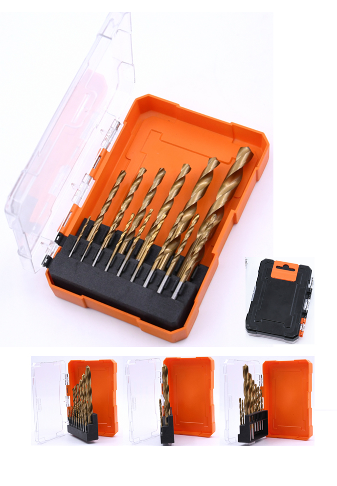 15Pcs Drill Bit Set，HSS,4241
