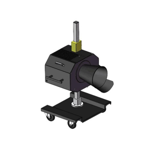 Exhaust gas suction device with exhaust gas judge for car