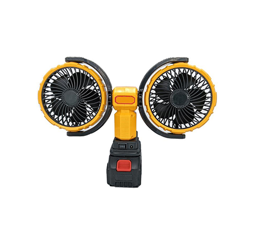 18V Two Adjustable Head Cordless Fan