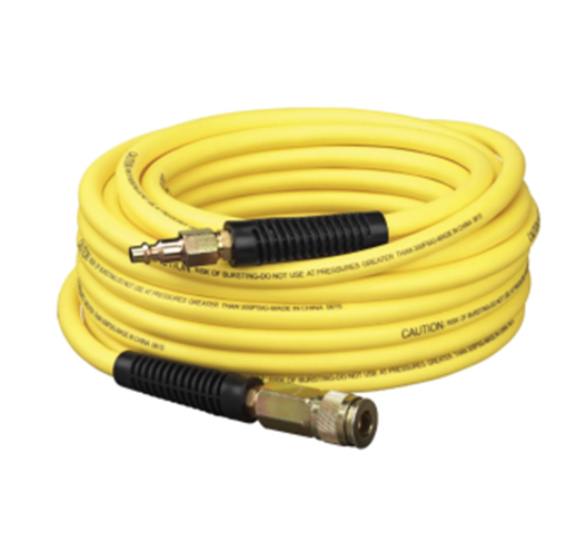 1/4"X 40' Hybrid Air Hose With Installed Fittings