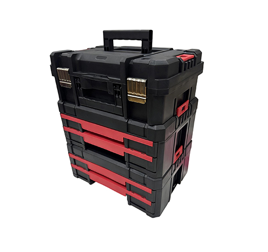 Premium Stackable 4 Drawer Storage System with Top Box