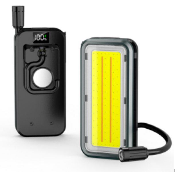 10W COB rechargeable multifunctional working lamp with hose		