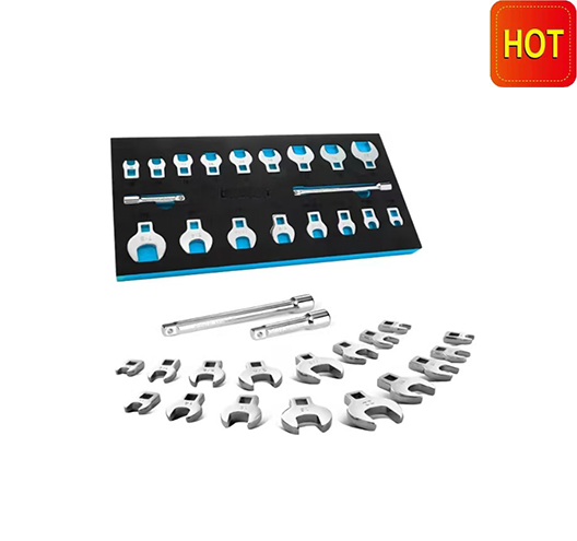 19-Piece 3/8" Drive CrowfootWrench Set