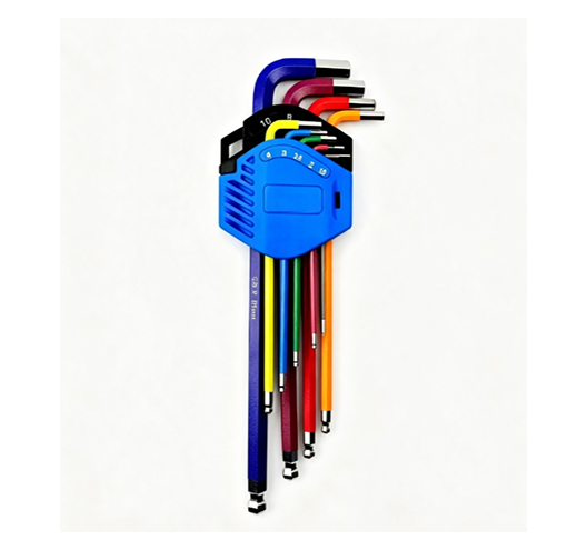 9PC Extra-long Ball Point Mertric Hex key set