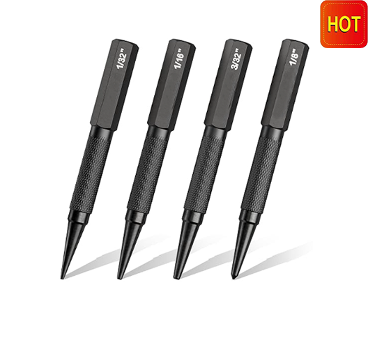 4-Piece Nail Punch and Center Punch