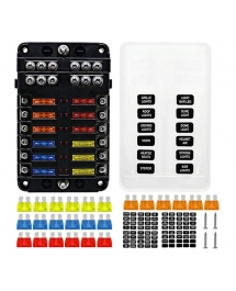 12 Circuits Blade Fuse Block Wi